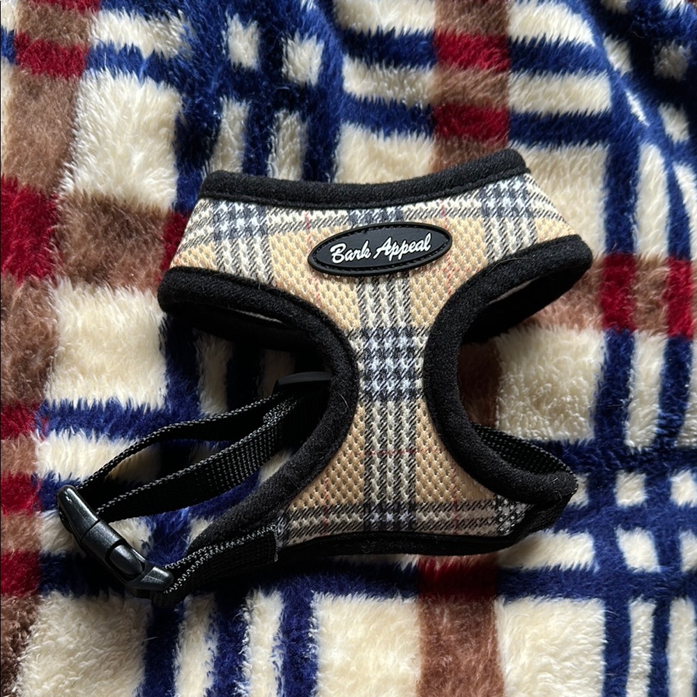 Tan and Black Dog Harness